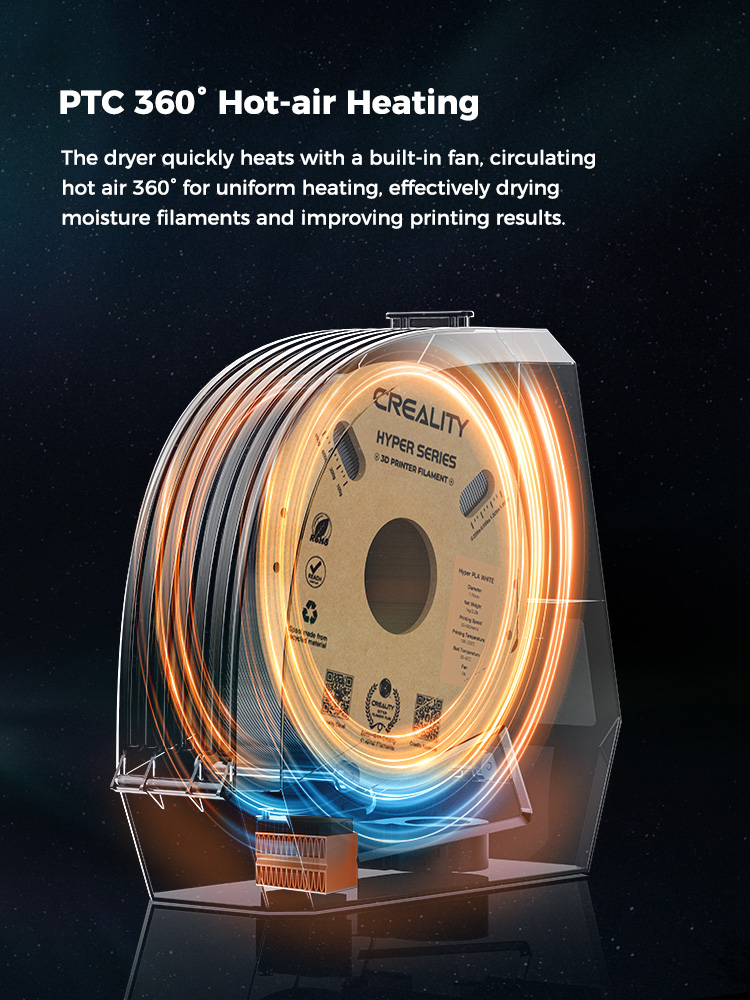 Creality Space π Filament Dryer (4005010072)