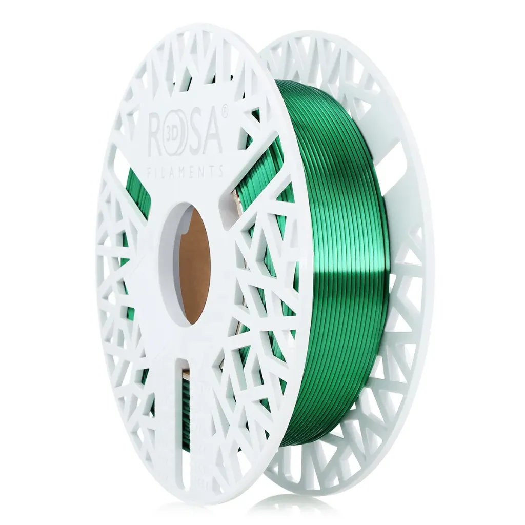 [4480] ROSA3D Spule PLA Smaragdgrün (Emerald Green) Silk (500 g)