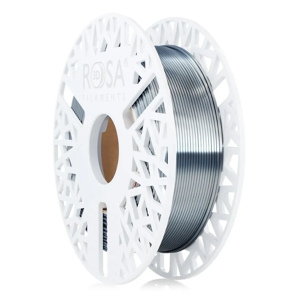 [4475] ROSA3D Spule PLA Stahl (Steel) Silk (500 g)