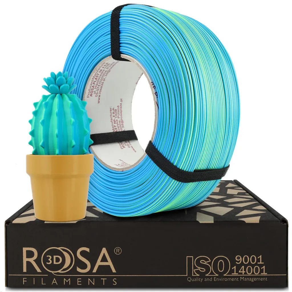 [4727] ROSA3D ReFill PLA Magic Neon Blue Lagoon (1000 g)