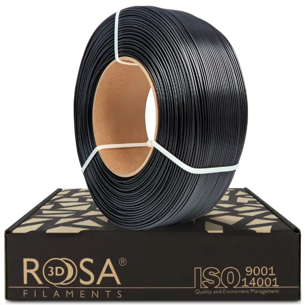 [4509] ROSA3D ReFill PLA Plus ProSpeed (Impact) Schwarz (Black) (1000 g)