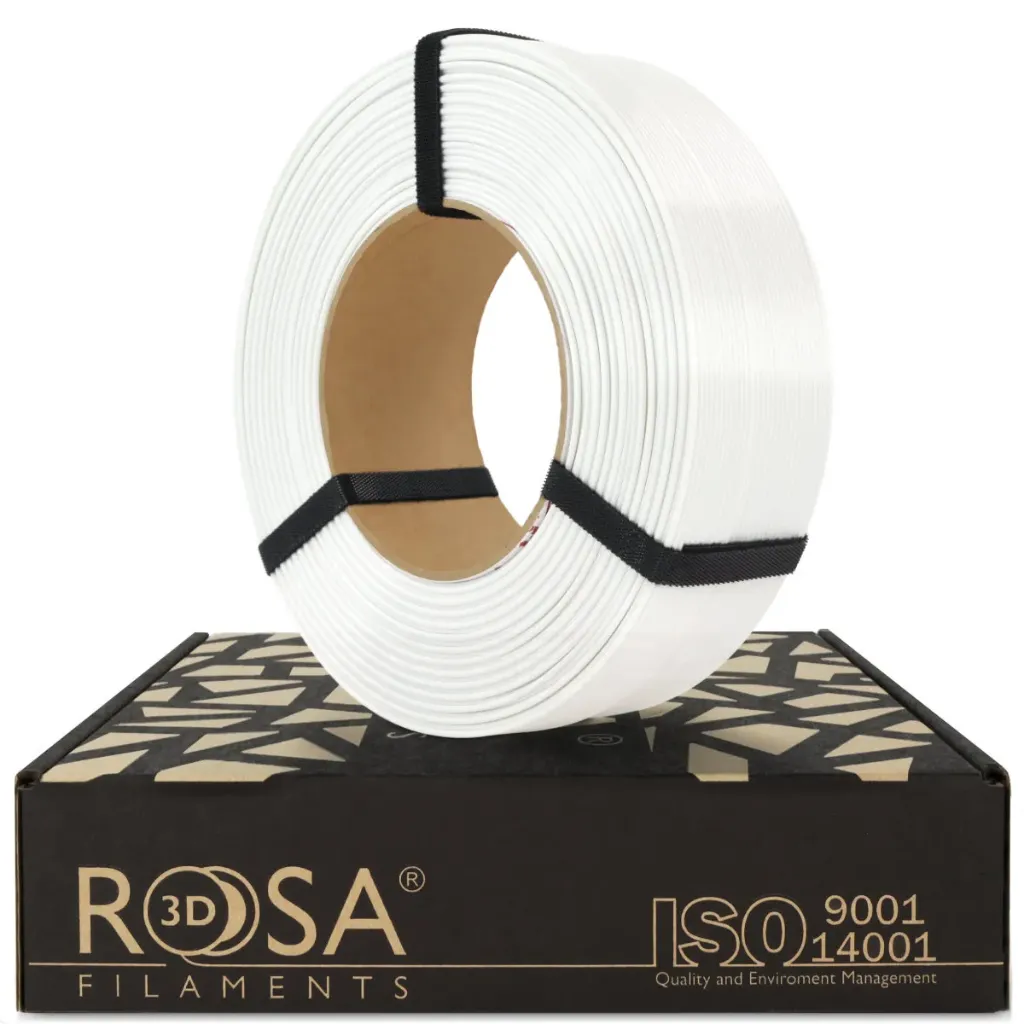 [4510] ROSA3D ReFill PLA Plus ProSpeed (Impact) Weiss (White) (1000 g)