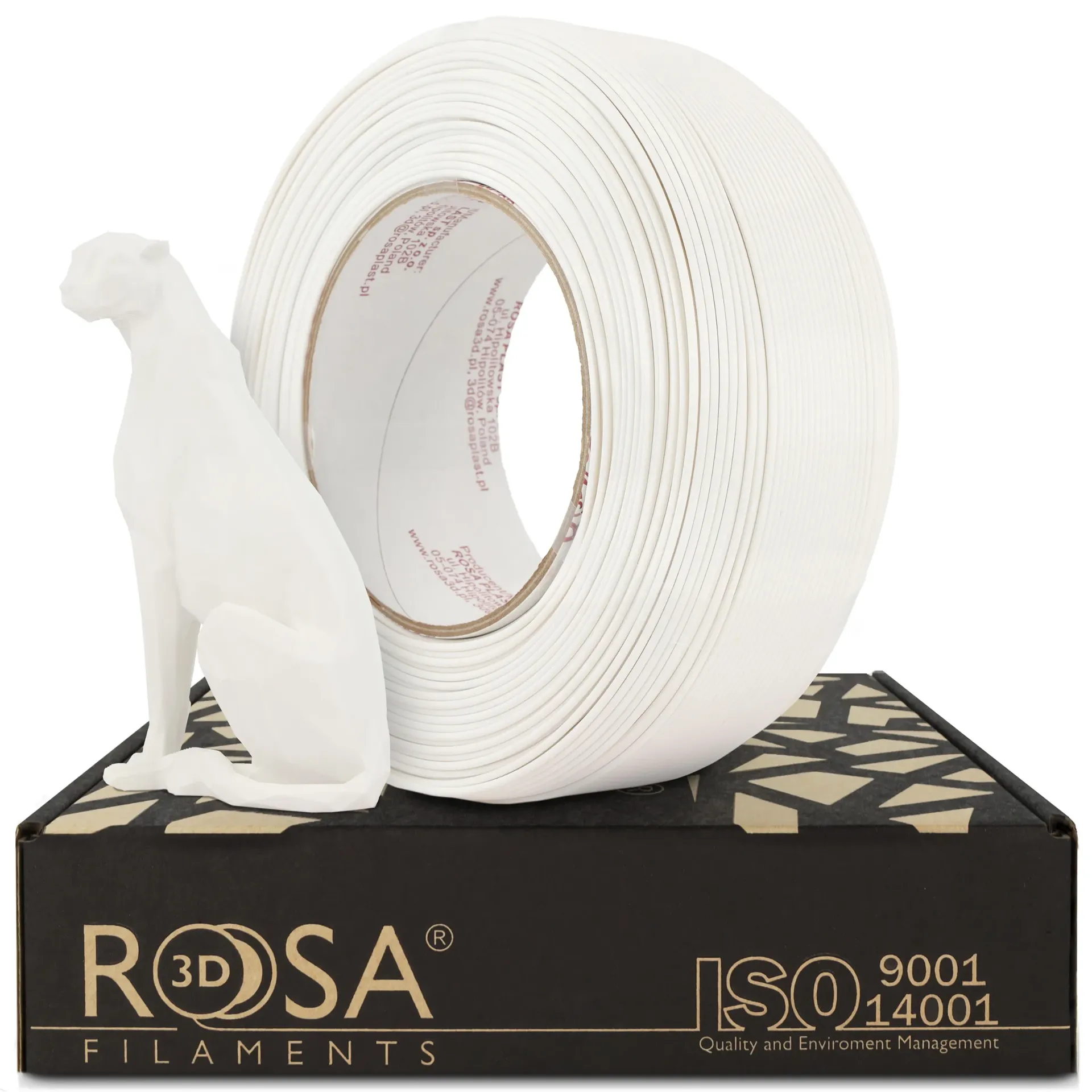 [4768] ROSA3D ReFill PLA Speed Matt Weiss (White) (1000 g)