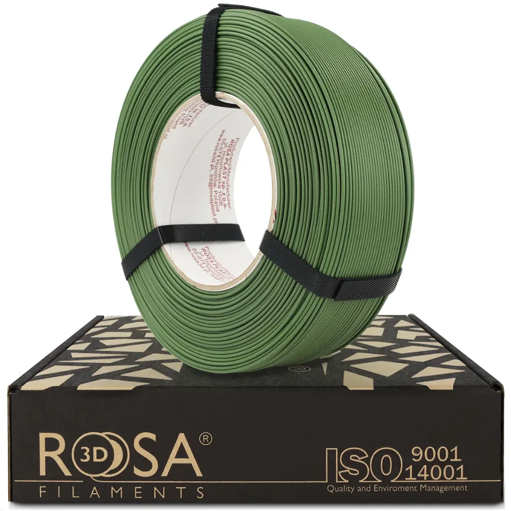 [4673] ROSA3D ReFill PLA-CF Matt Home Decor Matcha Green (1000 g)