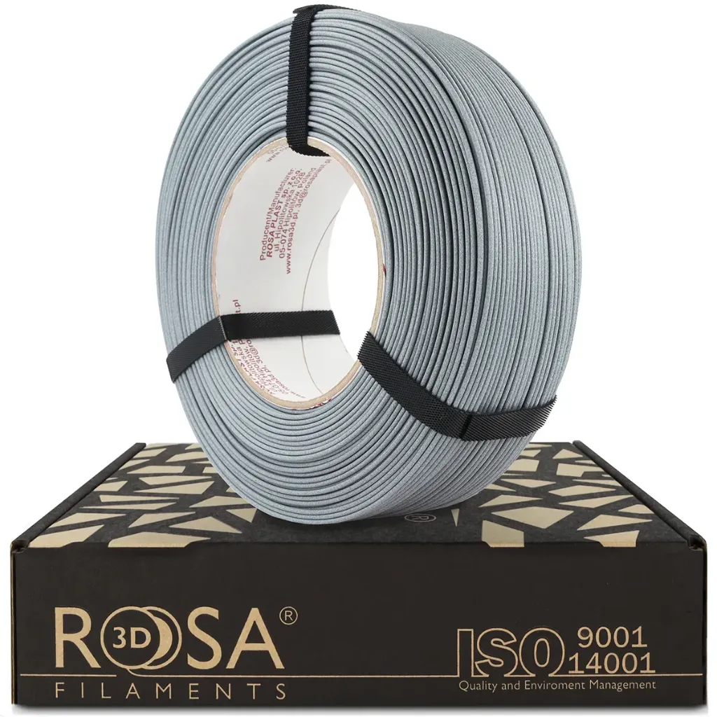 [4636] ROSA3D ReFill PLA-CF Matt Home Decor Steinkaltes Grau (Stone cold gray) (1000 g)