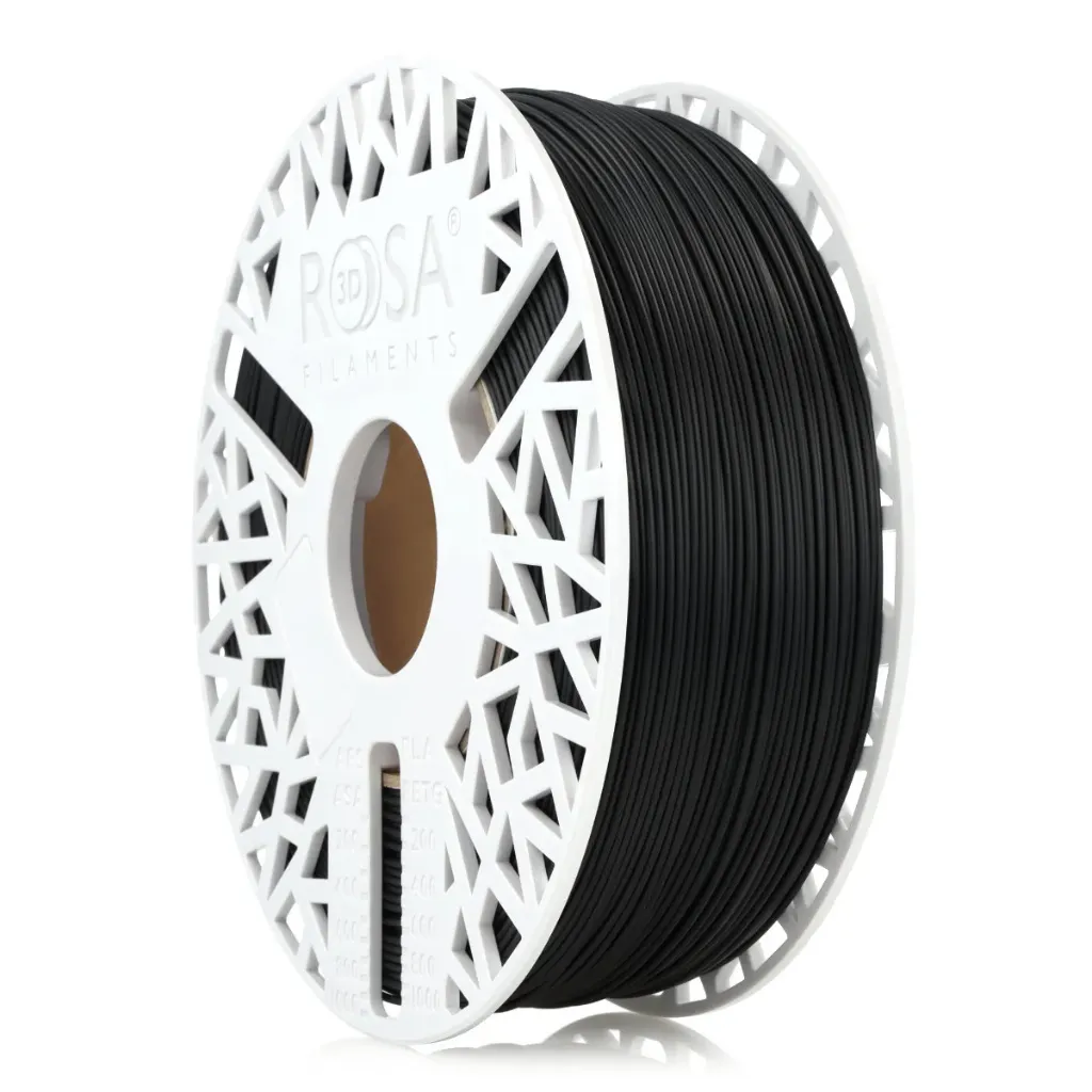 [3844] ROSA3D Spule ABS+ Schwarz (Black) Matt (1000 g)