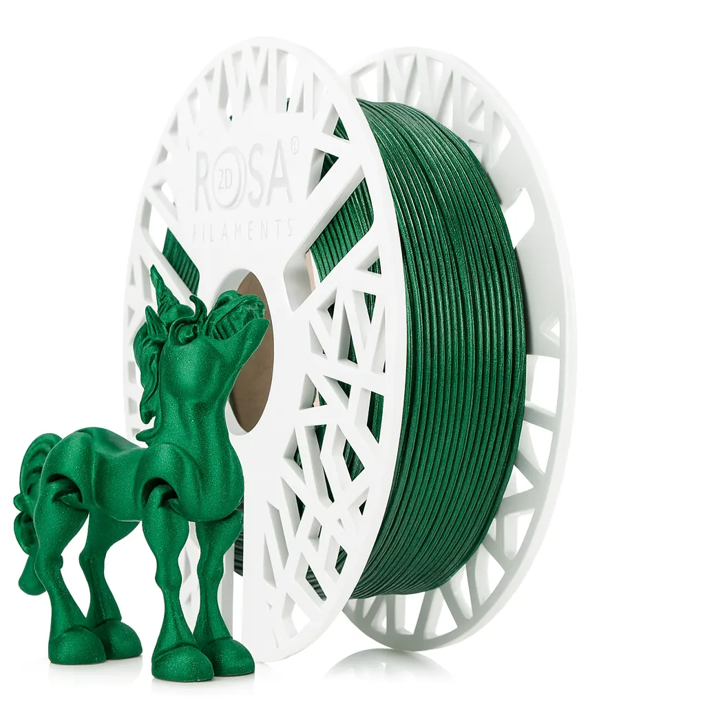 [4379] ROSA3D Spule PLA Galaxy Smaragdgrün (Emerald Green) (500 g)