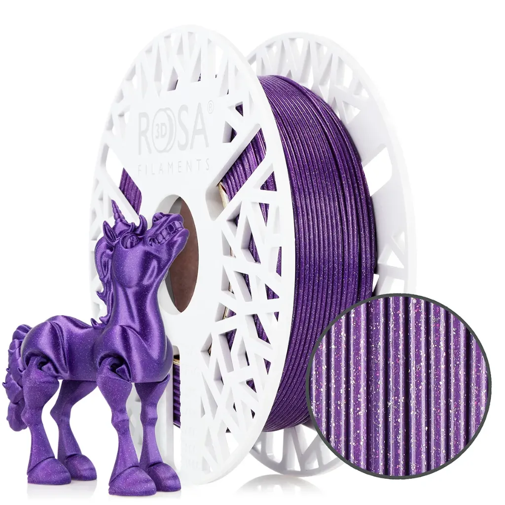 [4385] ROSA3D Spule PLA Galaxy Violett (Violet) (500 g)