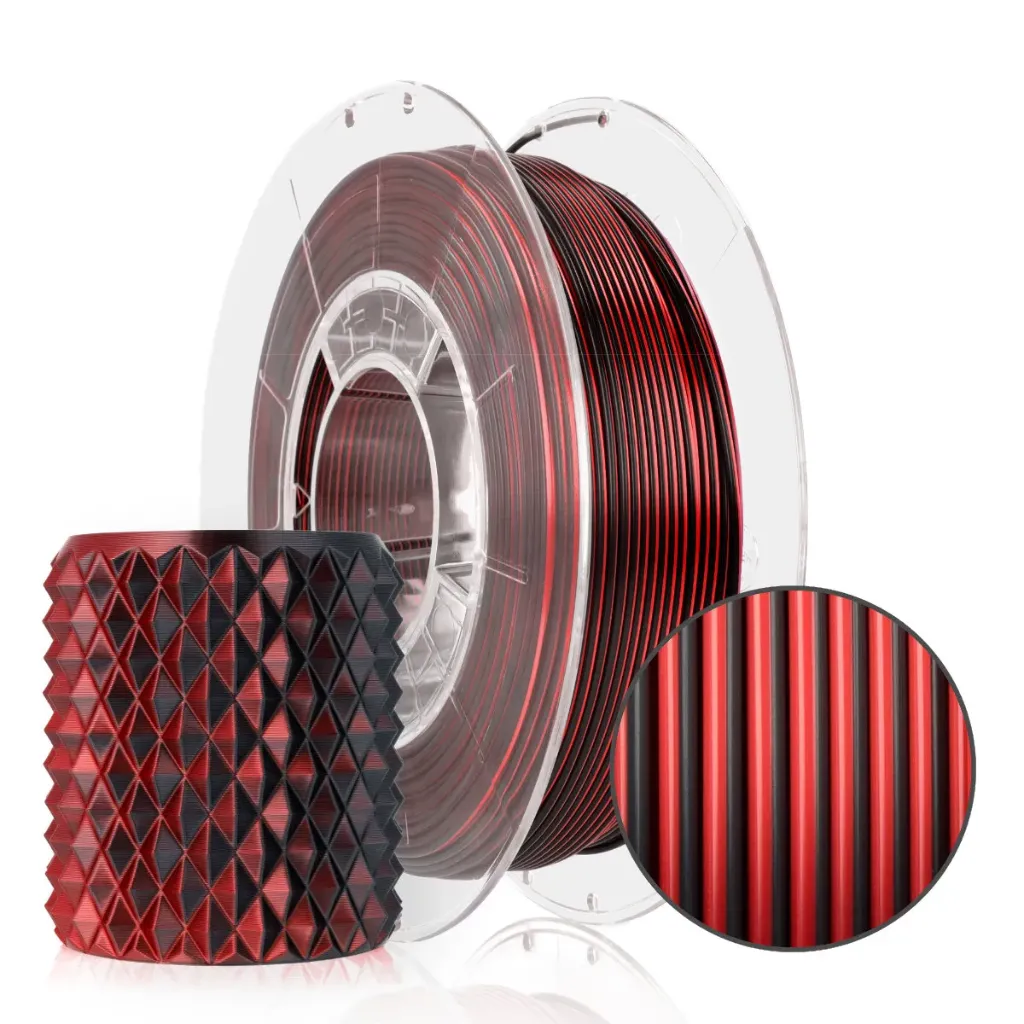 [4159] ROSA3D Spule PLA Magic Mystisches Rot Silk (300 g)