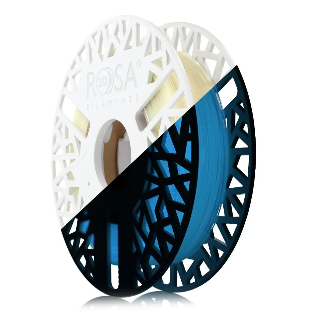 [3228] ROSA3D Spule PLA Starter Dunkelblau (Dark Blue) Glow in the Dark (500 g)