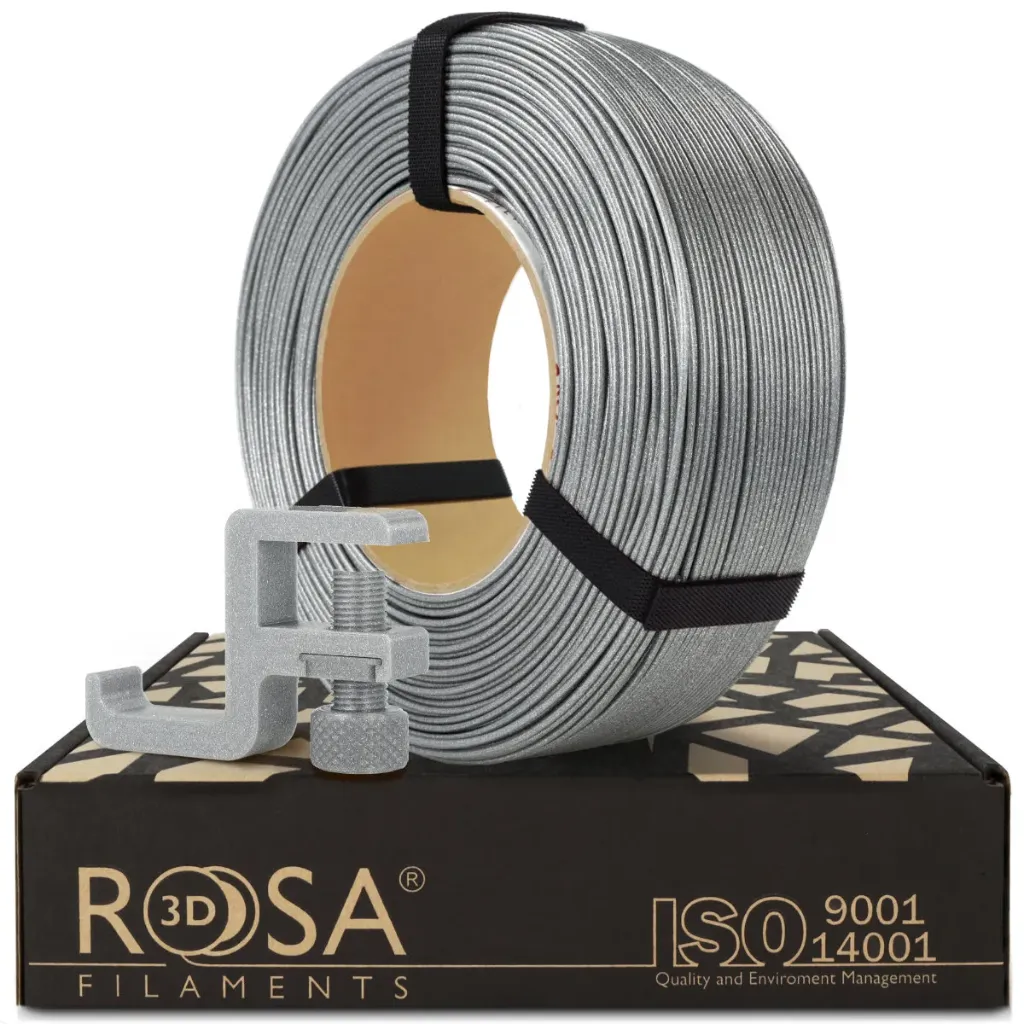 [4082] ROSA3D ReFill PCTG Brillant-Silber Glitzereffekt (1000 g)
