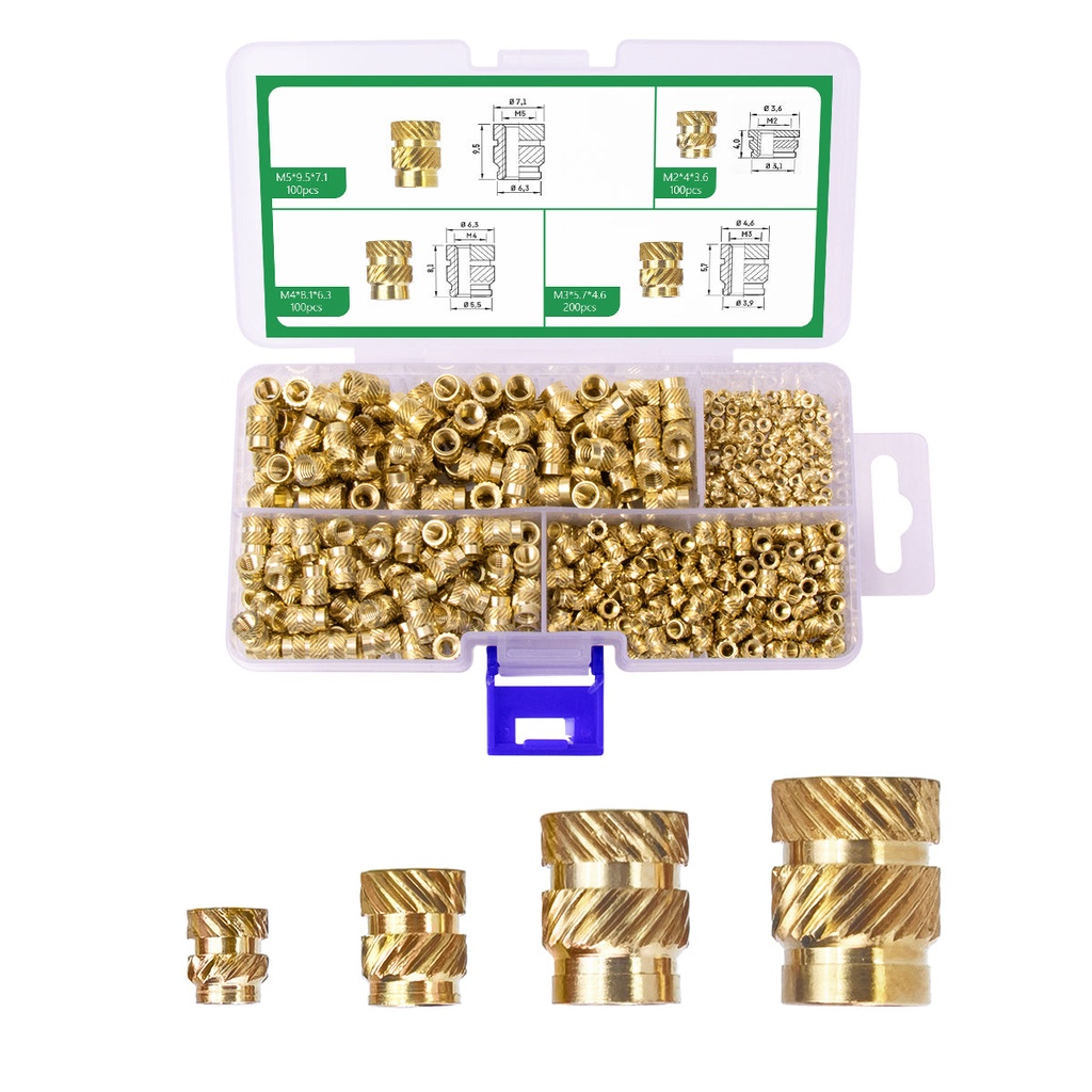 [PRIMA-19414] Mintion Assorted Threaded Insert Set - 500 pcs