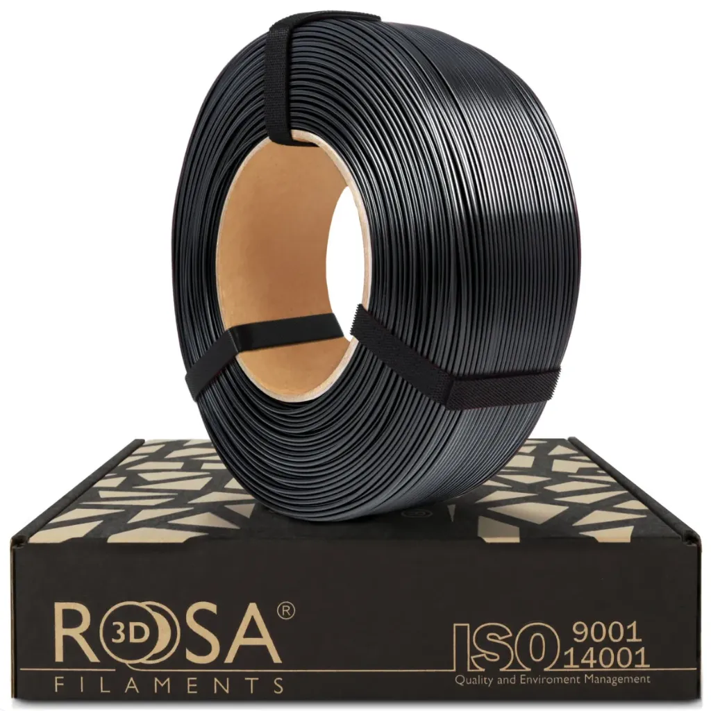 [3726] ROSA3D ReFill PETG HS Schwarz (Black) (1000 g)