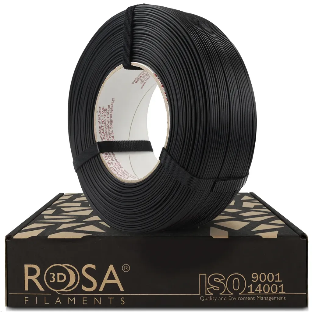 [4642] ROSA3D ReFill PLA LW AERO Anthrazit (Anthracite) (1000 g)
