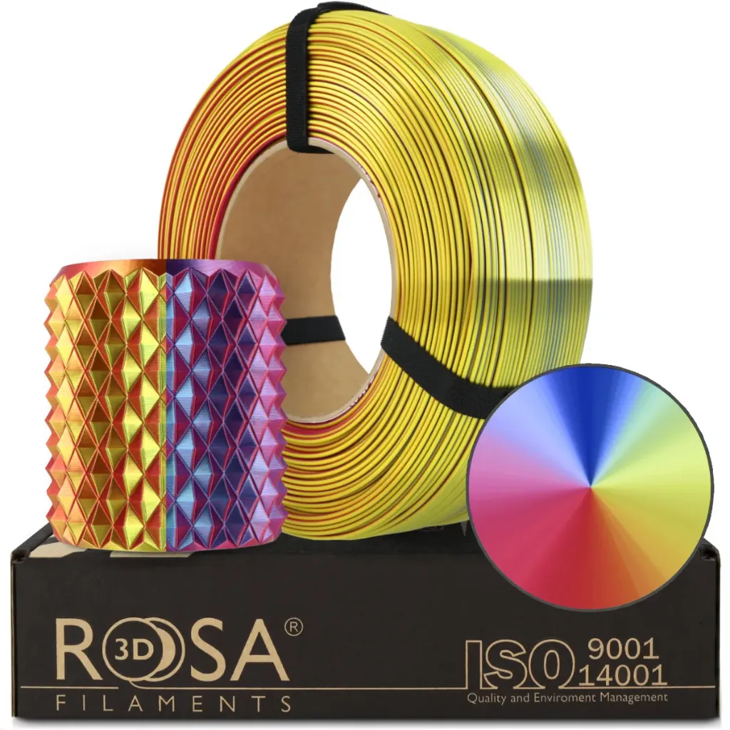 [4319] ROSA3D ReFill PLA Magic Karneval (Carnival) Silk (1000 g)