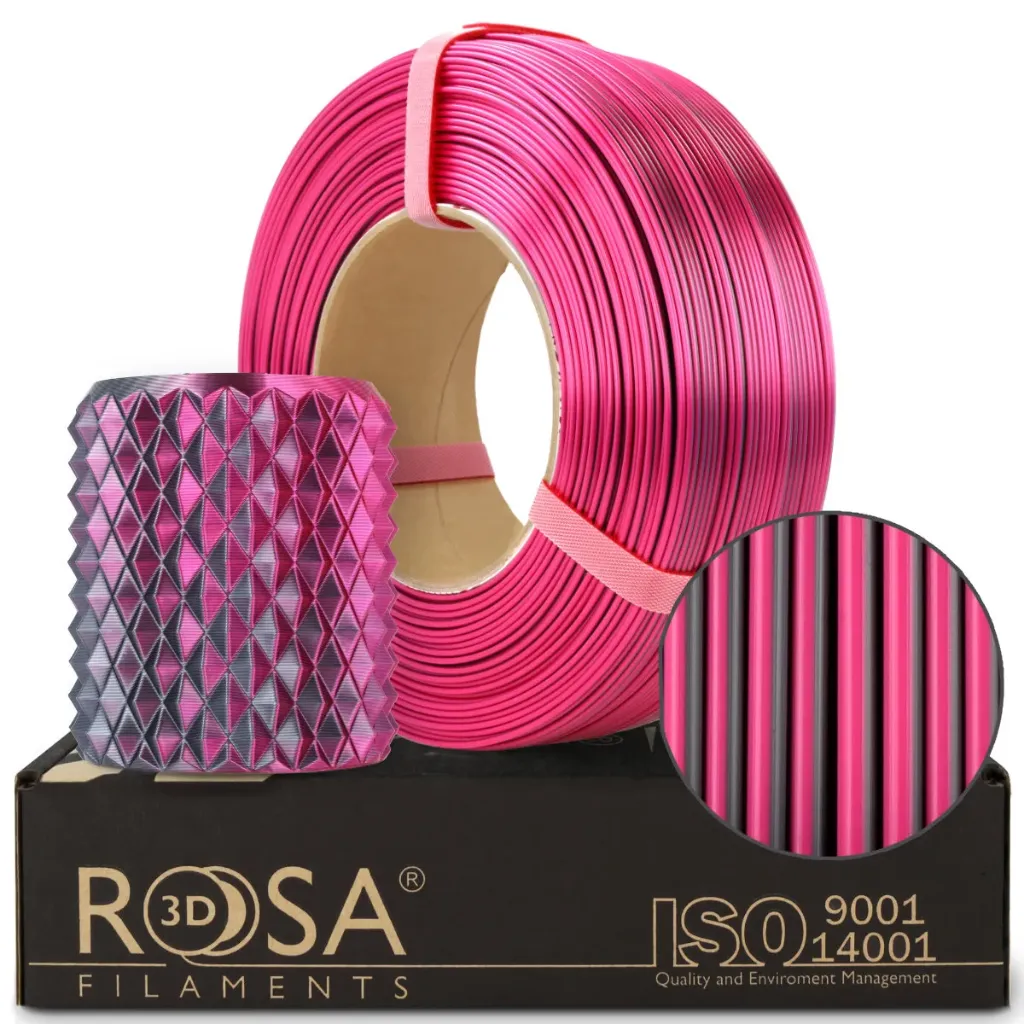[4063] ROSA3D ReFill PLA Magic Mystisches Lila (Mistic Purple) Silk (1000 g)