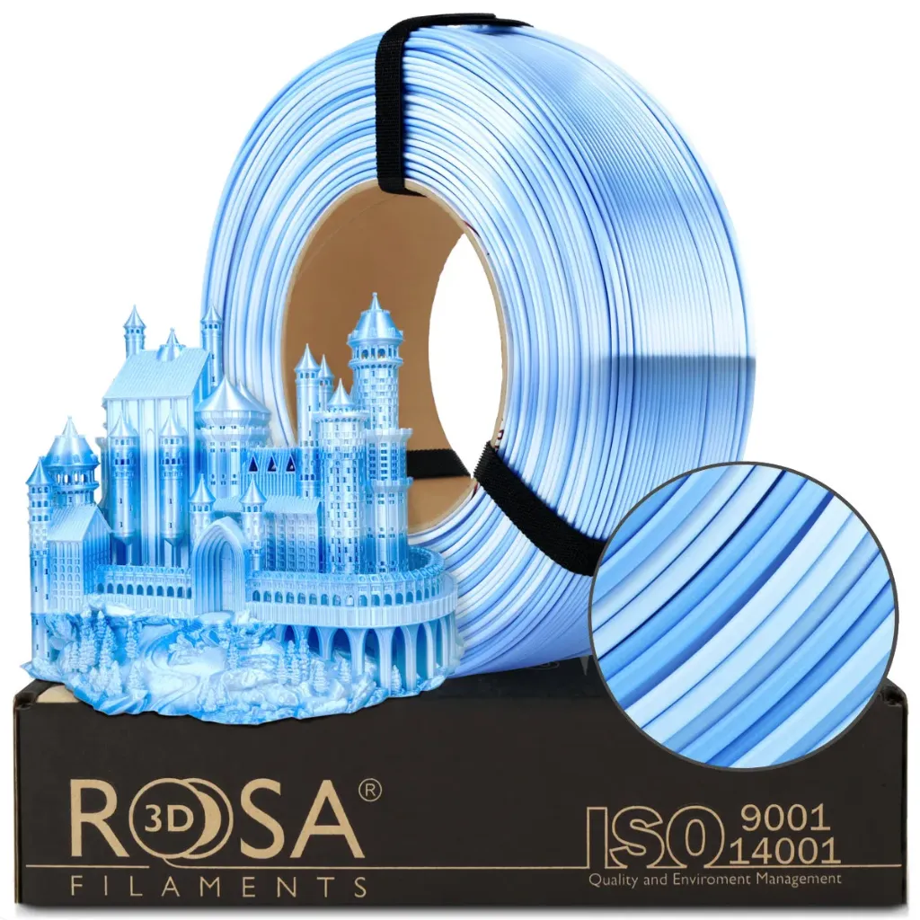 [3751] ROSA3D ReFill PLA Multicolor Gefroren (Frozen) Silk (1000 g)
