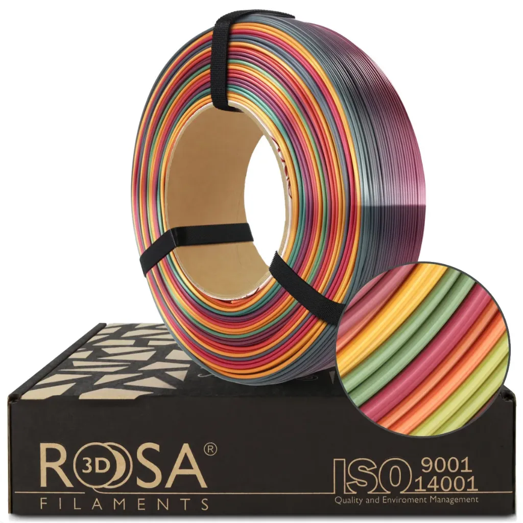 [3954] ROSA3D ReFill PLA Rainbow Tropisch (Tropical) Silk (1000 g)