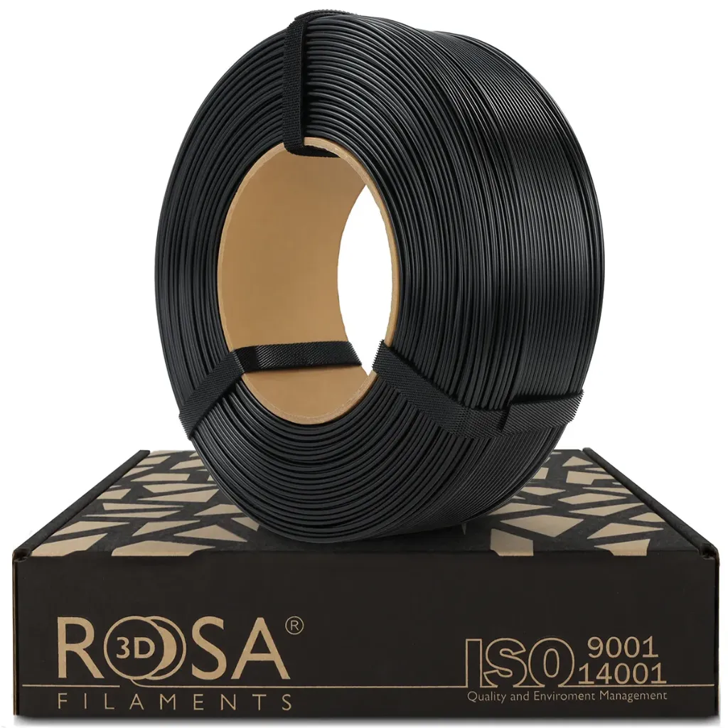[3733] ROSA3D ReFill PLA Starter Schwarz (Black) (1000 g)