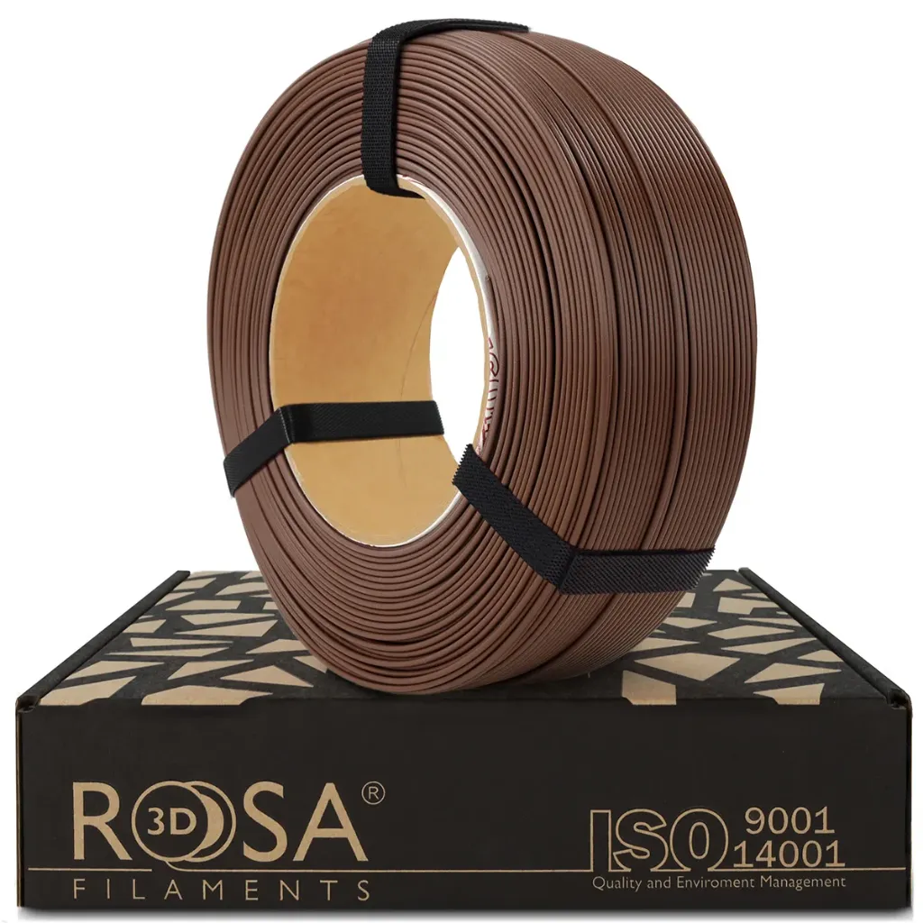 [4116] ROSA3D ReFill PLA Starter Schokoladenbraun (Chocolate Brown)  (1000 g)