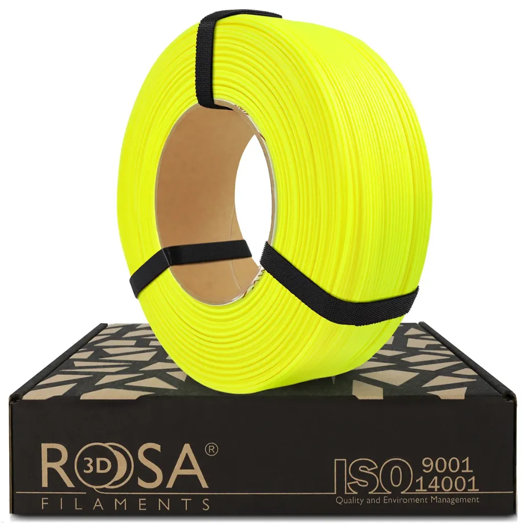 [3862] ROSA3D ReFill PLA - PLA Starter Neon Yellow (1000 g)