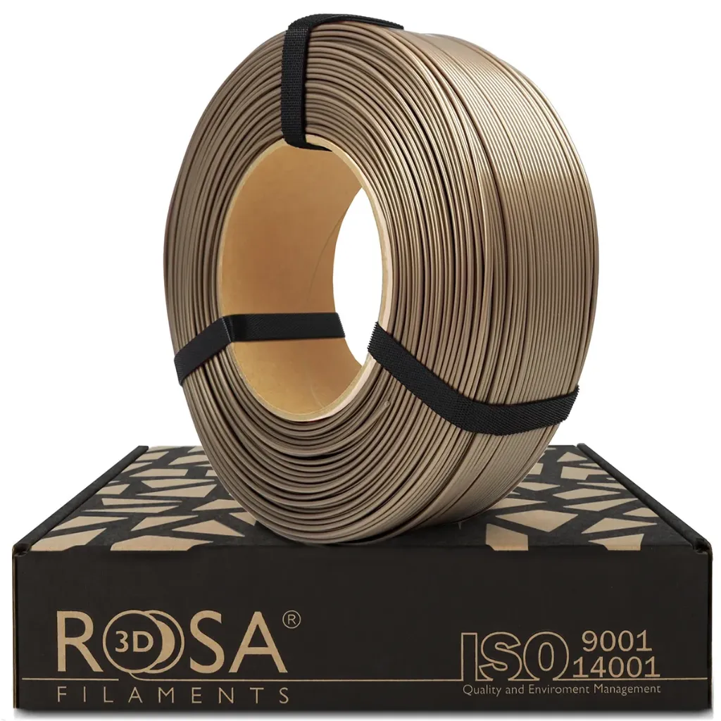 [3740] ROSA3D ReFill PLA Starter Perlgold (Pearl Gold) (1000 g)