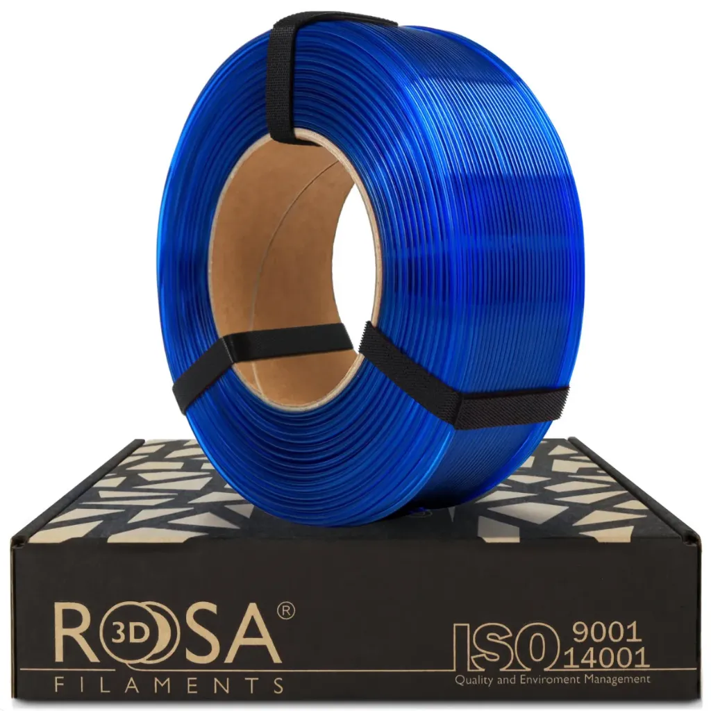 [3730] ROSA3D ReFill PETG HS Blauer Himmel (Blue Sky) Transparent (1000 g)
