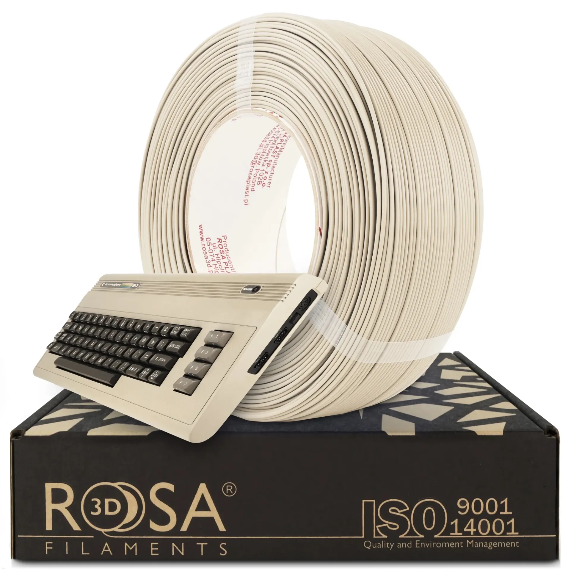 ROSA3D ReFill PLA Starter Computers 8bit Retro Beige (1000 g)