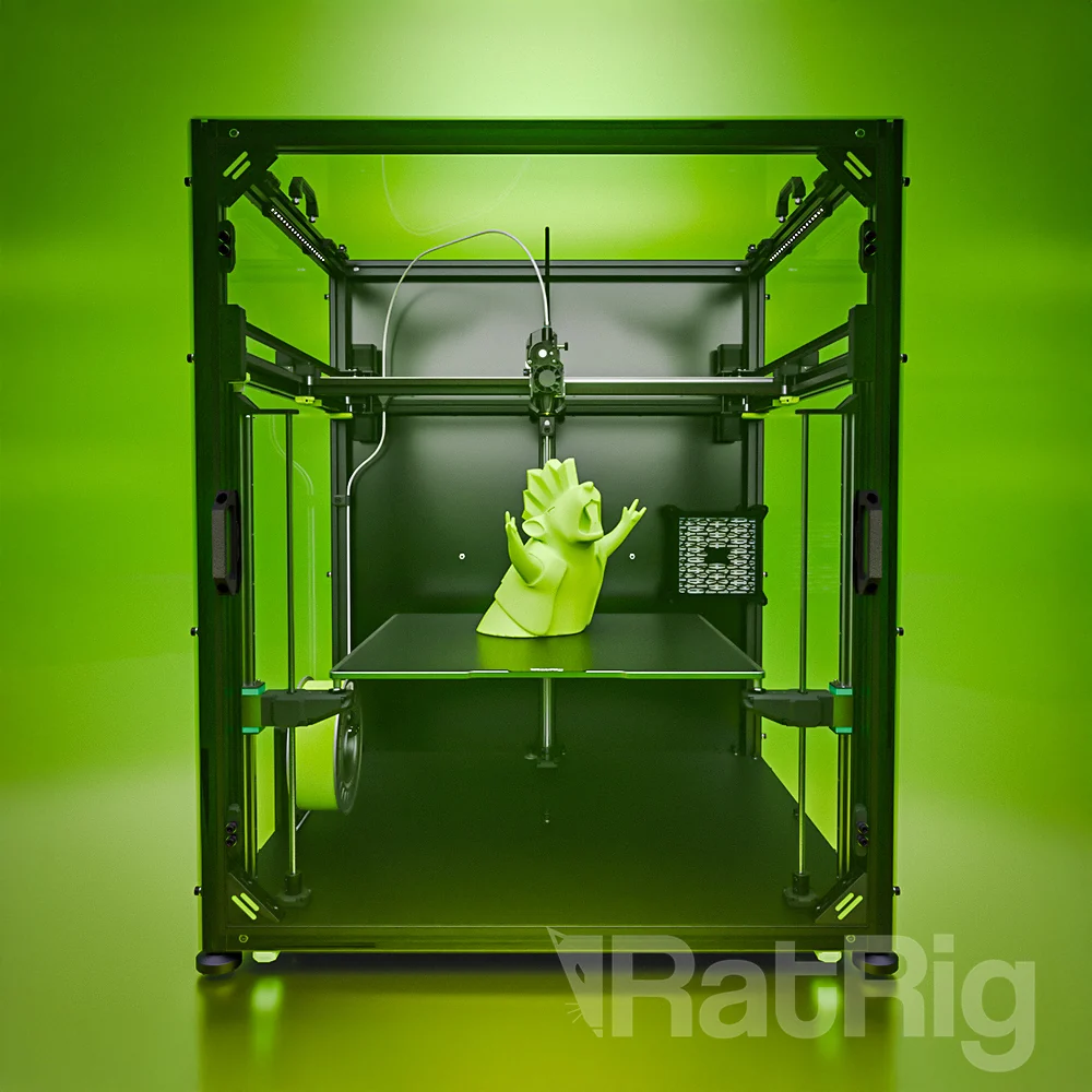 [RR-VC41-400-IDEX-220V] Rat Rig V-Core 4.1 400 IDEX – CoreXY 3D-Drucker Komplett-Bausatz